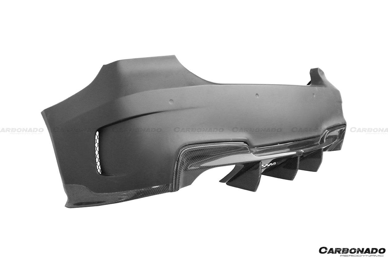 Carbonado 2006-2012 BMW 3 Series E90 1M Style Rear Bumper