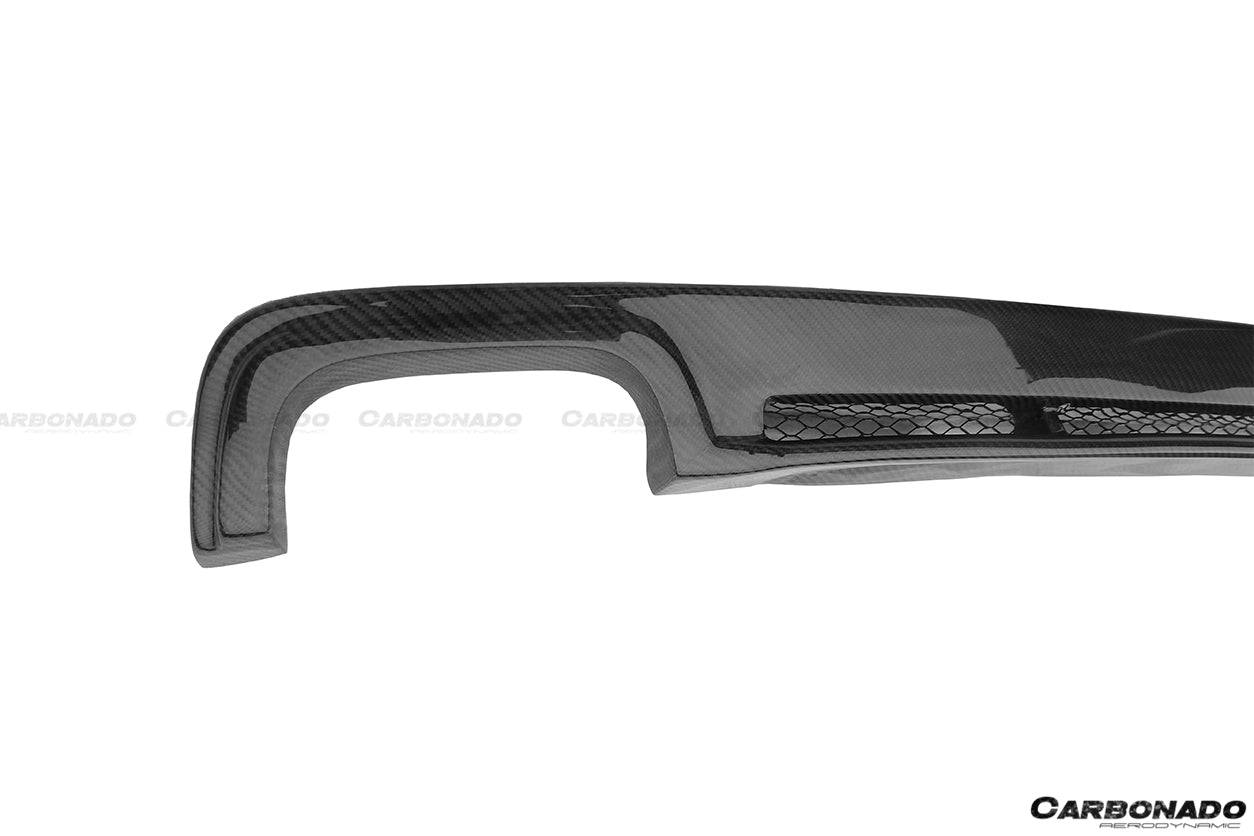 Carbonado 2011-2016 BMW F10 F18 5 Series HM Style Carbon Fiber Rear Lip (Can Not Fit MT Rear bumper)
