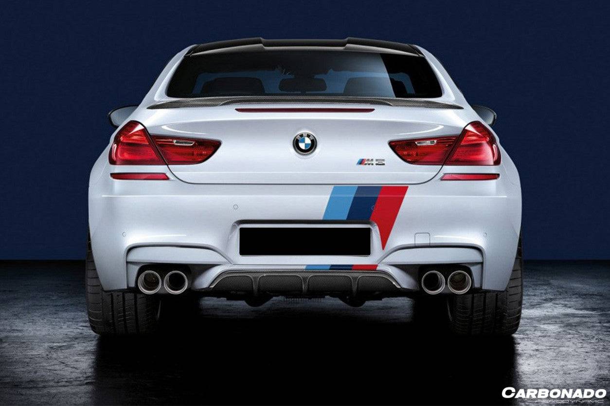 Carbonado 2012-2018 BMW F12 F13 M6 MP Style Carbon Fiber Rear Lip