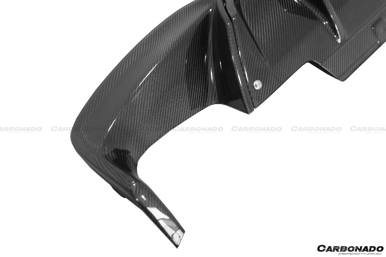 Carbonado 2012-2018 BMW F12 F13 M6 MP Style Carbon Fiber Rear Lip