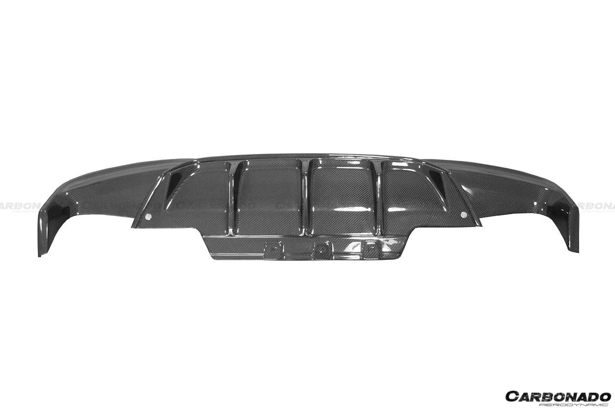 Carbonado 2012-2018 BMW F12 F13 M6 MP Style Carbon Fiber Rear Lip