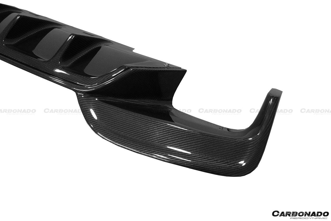 Carbonado 2012-2018 BMW F12 F13 M6 MP Style Carbon Fiber Rear Lip