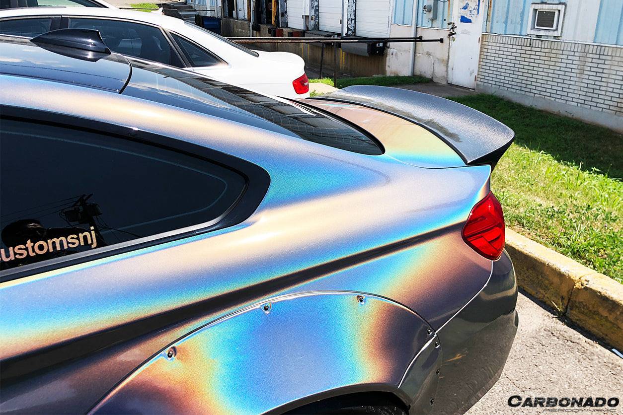 Carbonado 2014-2020 BMW F82 M4 Coupe DE Style Carbon Fiber Trunk Spoiler