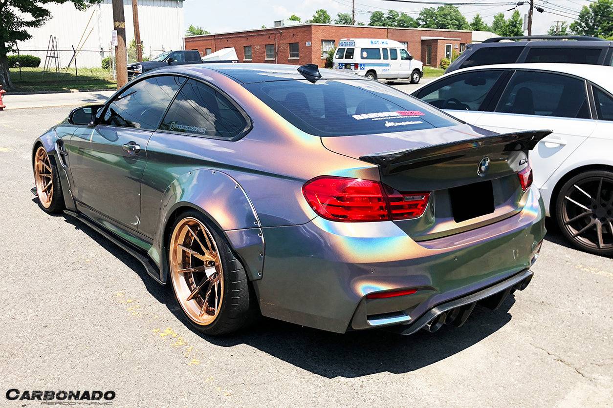 Carbonado 2014-2020 BMW F82 M4 Coupe DE Style Carbon Fiber Trunk Spoiler