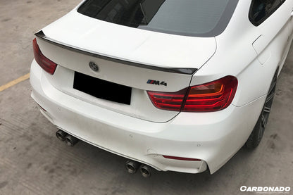 Alerón de maletero de fibra de carbono estilo BMW F82 M4 Coupé D3 (2014-2020)