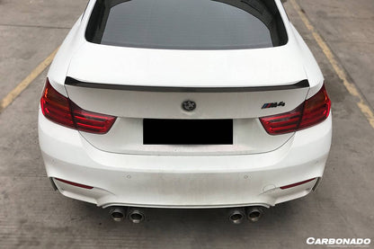 Alerón de maletero de fibra de carbono estilo BMW F82 M4 Coupé D3 (2014-2020)