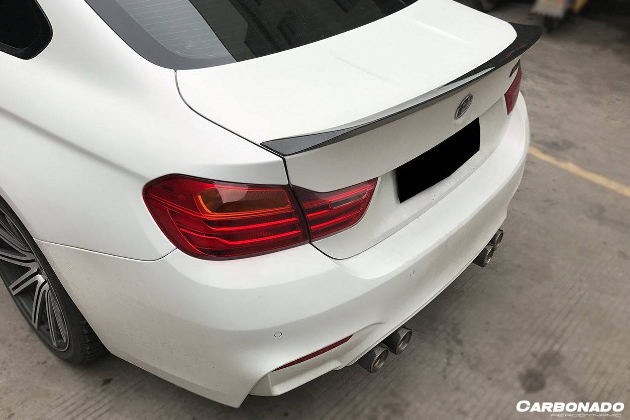 Alerón de maletero de fibra de carbono estilo BMW F82 M4 Coupé D3 (2014-2020)