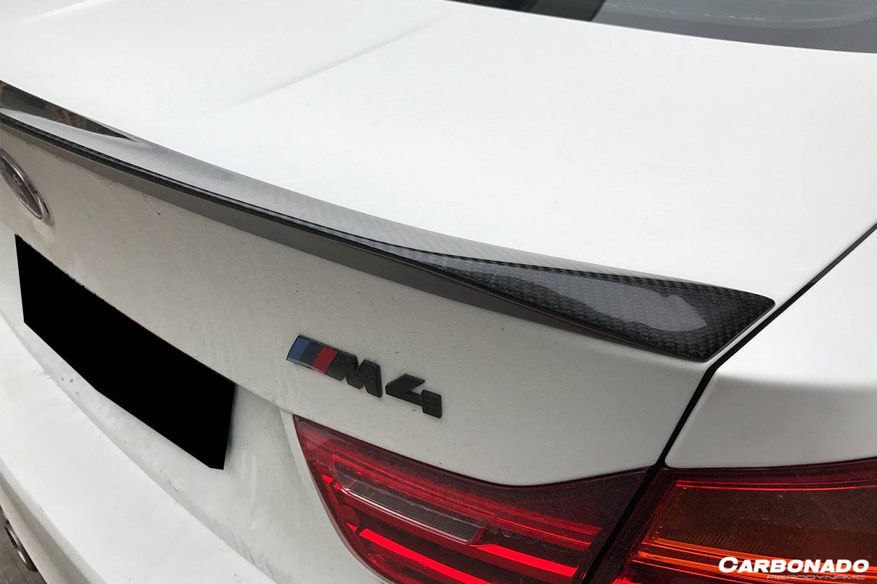 Alerón de maletero de fibra de carbono estilo BMW F82 M4 Coupé D3 (2014-2020)