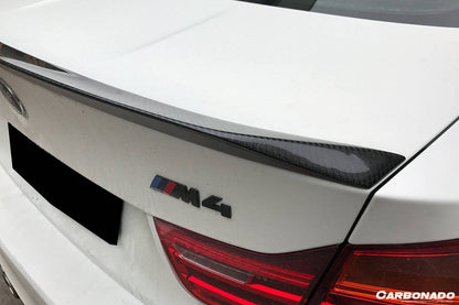 Alerón de maletero de fibra de carbono estilo BMW F82 M4 Coupé D3 (2014-2020)