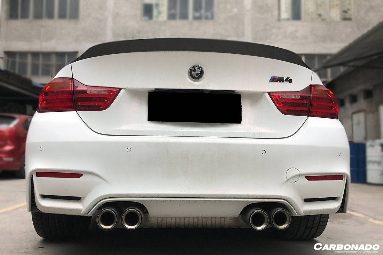 Alerón de maletero de fibra de carbono estilo BMW F82 M4 Coupé D3 (2014-2020)