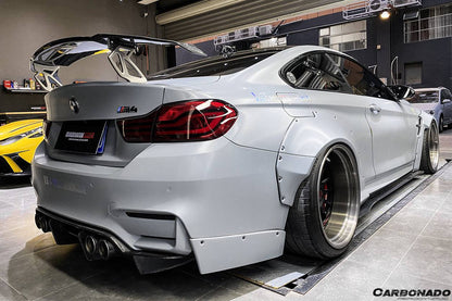 Carbonado 2014-2020 BMW F82  F83 M4 DE Style Carbon Fiber Rear Diffuser