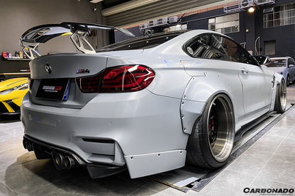 Carbonado 2014-2020 BMW F82  F83 M4 DE Style Carbon Fiber Side Skirts