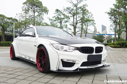 Carbonado 2014-2020 BMW F82  F83 M4 DE Style Carbon Fiber Front Lip