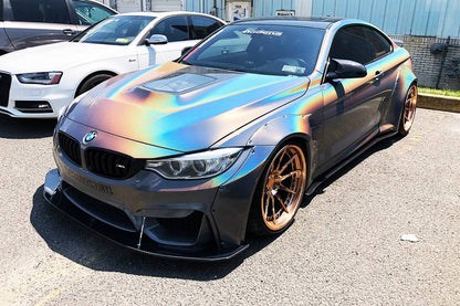 Carbonado 2014-2020 BMW F82  F83 M4 DE Style Carbon Fiber Side Skirts
