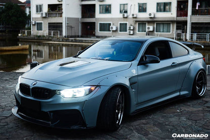 Carbonado 2014-2020 BMW F82  F83 M4 DE Style Carbon Fiber Front Lip