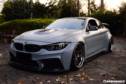 Carbonado 2014-2020 BMW F82  F83 M4 DE Style Carbon Fiber Front Lip
