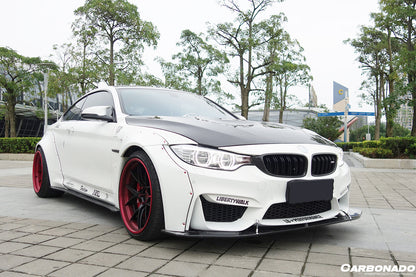 Carbonado 2014-2020 BMW F82 F83 M4 DE Style Parcialmente de Fibra de Carbono Aero - Kit Completo