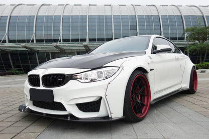 Carbonado 2014-2020 BMW F82  F83 M4 DE Style Carbon Fiber Front Lip