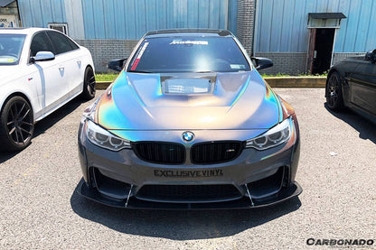 Carbonado 2014-2020 BMW F82  F83 M4 DE Style Carbon Fiber Front Lip