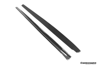 Carbonado 2018-2023 BMW F90 M5 D3 Style Carbon Fiber Side Skirts