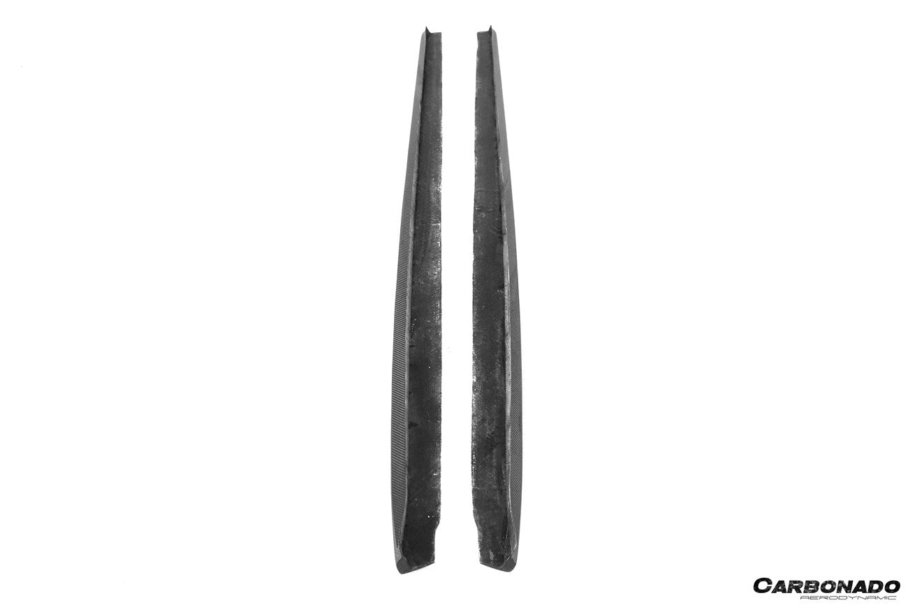 Carbonado 2018-2023 BMW F90 M5 D3 Style Carbon Fiber Side Skirts