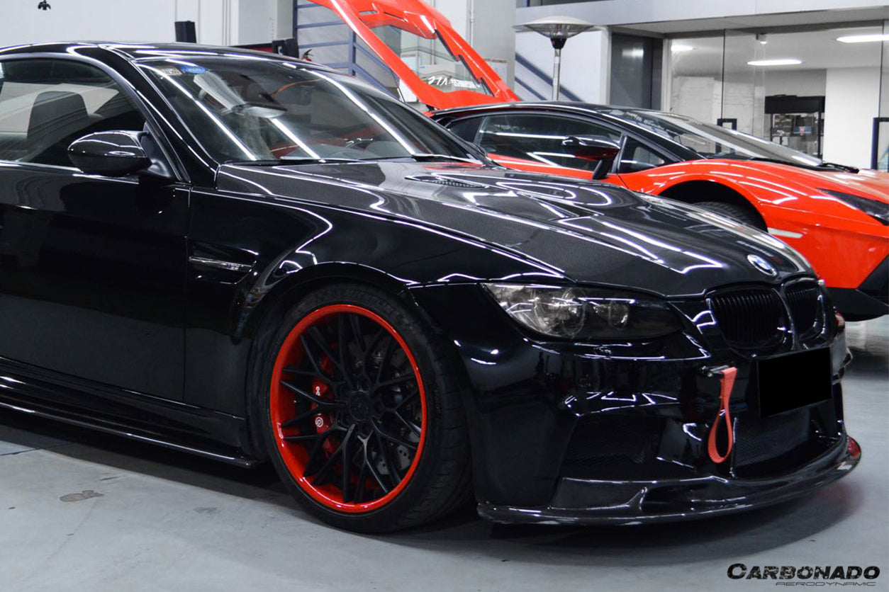 Labio de fibra de carbono estilo VRS para BMW M3 E90 E92 E93 Carbonado 2008-2012