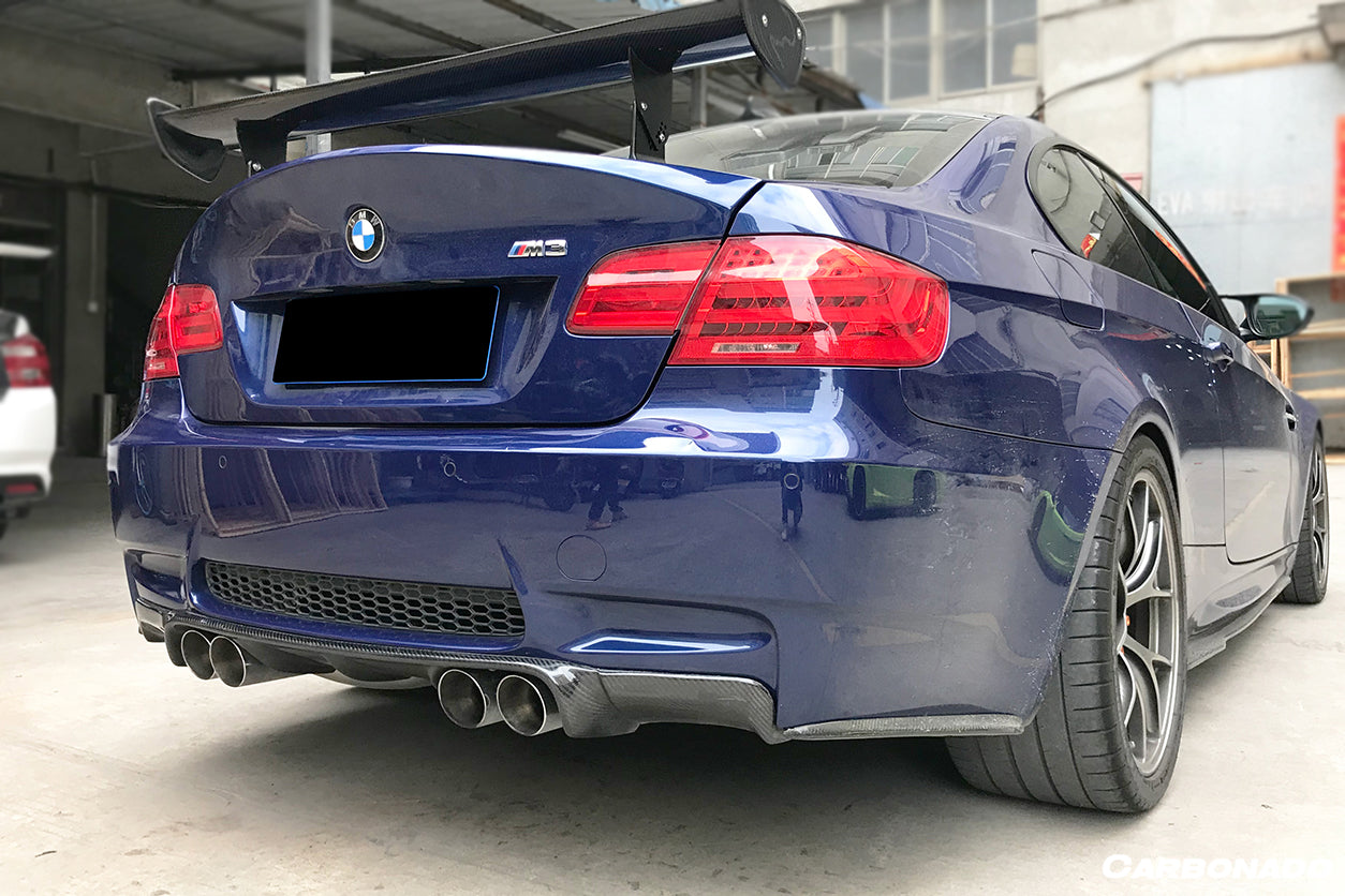Carbonado 2008-2012 BMW M3 E92  E93 VA Style Carbon Fiber Rear Lip
