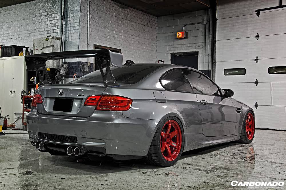Carbonado 2008-2012 BMW 3 Series  M3 E92  E93 VA Style Carbon Fiber Trunk Spoiler
