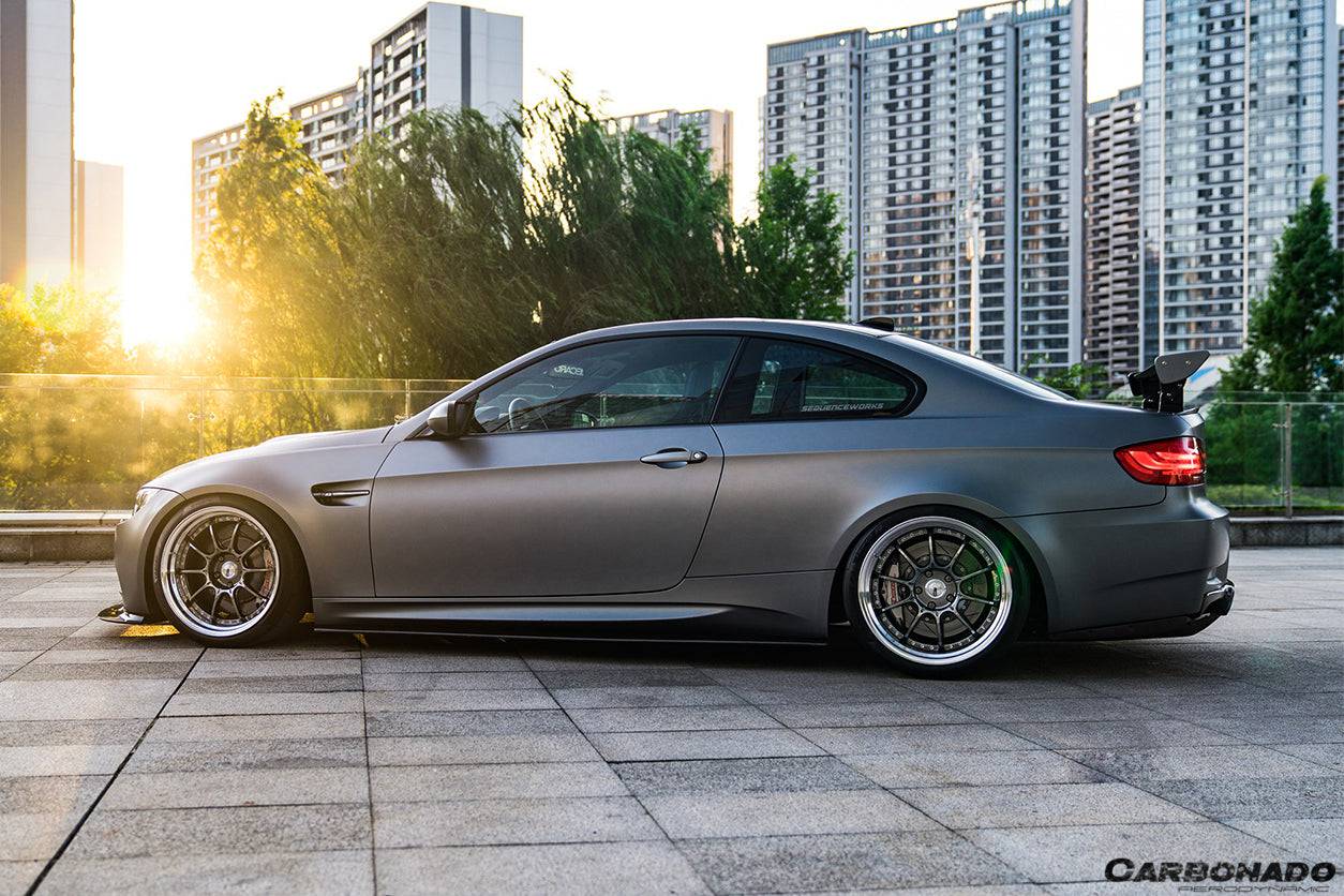 Carbonado 2008-2012 BMW M3 E92  E93 ET Style Carbon Fiber Side Skirts Under Board