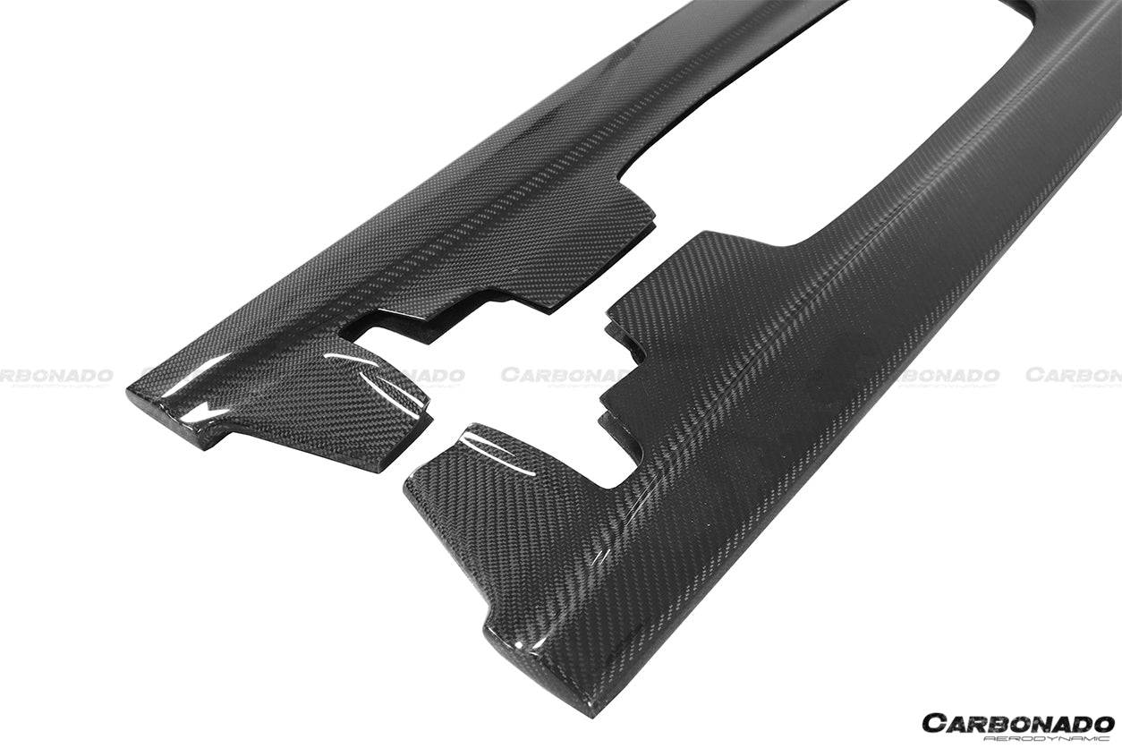 Carbonado 2008-2012 BMW M3 E92  E93 ET Style Carbon Fiber Side Skirts Under Board