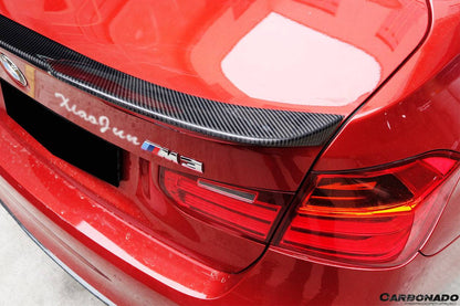 Carbonado 2014-2020 BMW M3 F80   3 Series F30 F35 VRS Style Carbon Fiber Trunk Spoiler