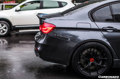 Carbonado 2014-2020 BMW M3 F80   3 Series F30 F35 VRS Style Carbon Fiber Trunk Spoiler