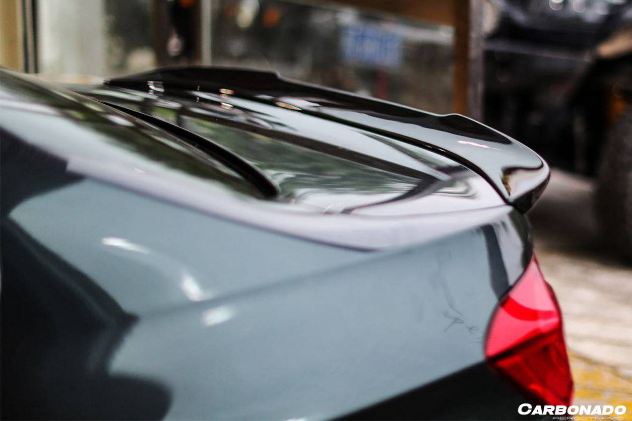 Carbonado 2014-2020 BMW M3 F80   3 Series F30 F35 VRS Style Carbon Fiber Trunk Spoiler
