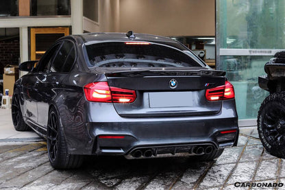 Carbonado 2014-2020 BMW M3 F80   3 Series F30 F35 VRS Style Carbon Fiber Trunk Spoiler