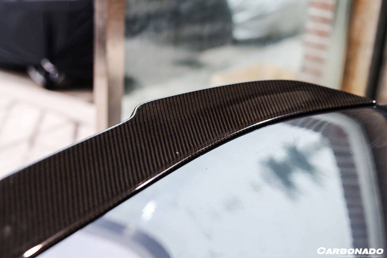 Carbonado 2014-2020 BMW M3 F80   3 Series F30 F35 VRS Style Carbon Fiber Trunk Spoiler