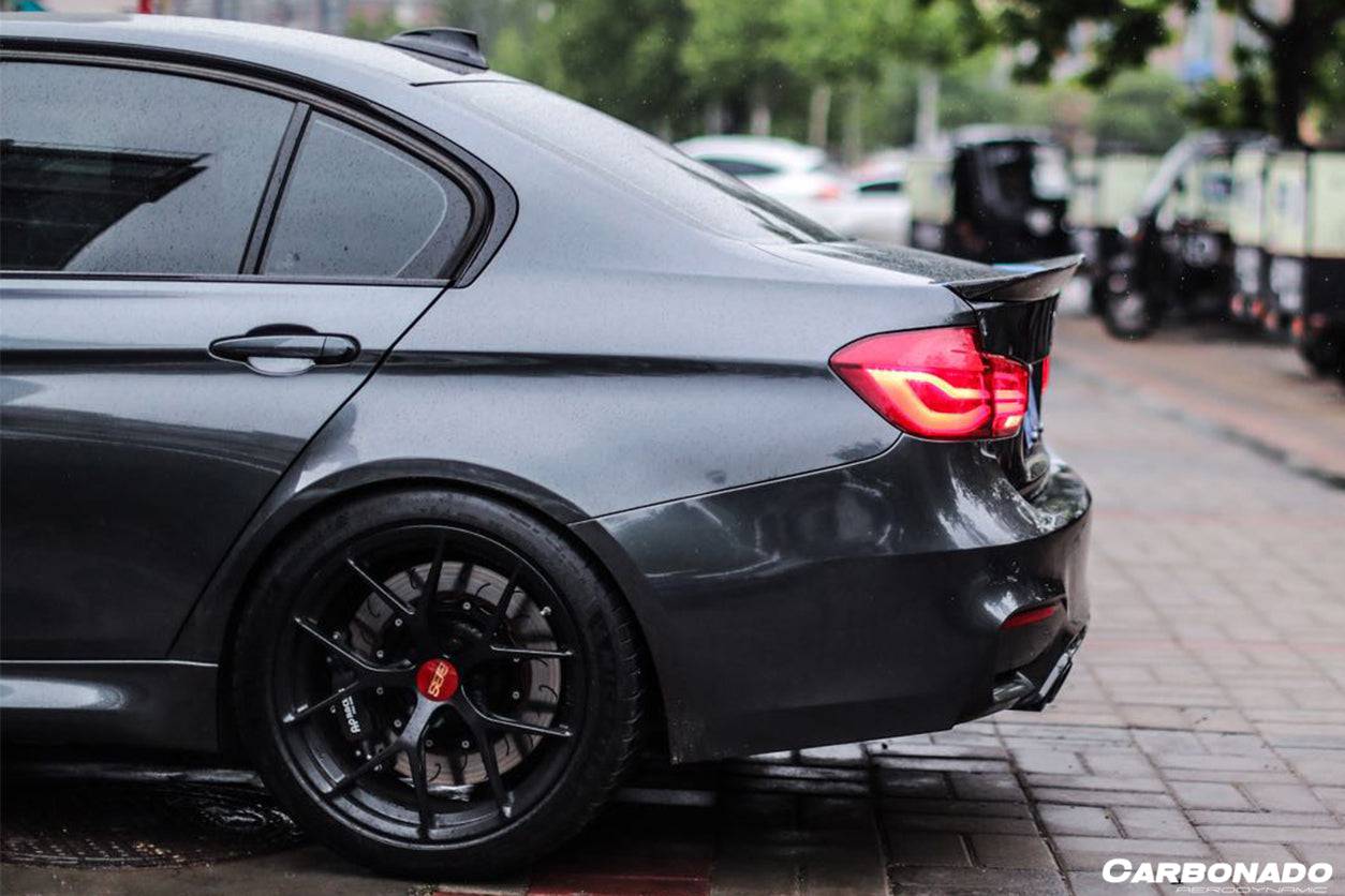 Carbonado 2014-2020 BMW M3 F80   3 Series F30 F35 VRS Style Carbon Fiber Trunk Spoiler