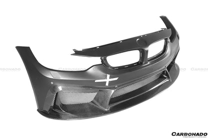 Carbonado D3 Style Front Bumper | 2014-2020 BMW M3/M4