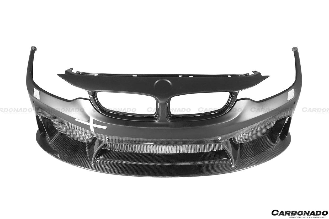 Carbonado D3 Style Front Bumper | 2014-2020 BMW M3/M4