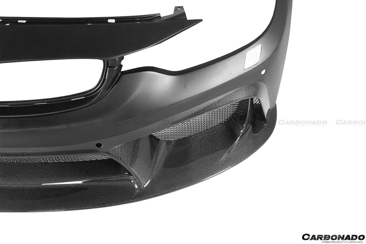 Carbonado D3 Style Front Bumper | 2014-2020 BMW M3/M4