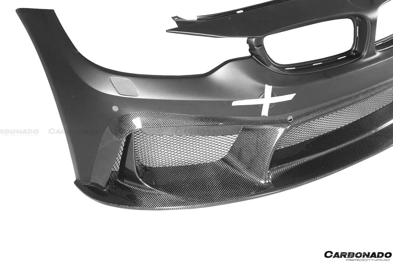 Carbonado D3 Style Front Bumper | 2014-2020 BMW M3/M4