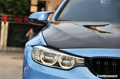 Capó estilo fibra de carbono para BMW F80 M3 F82 M4 GTS 2014-2020 Carbonado