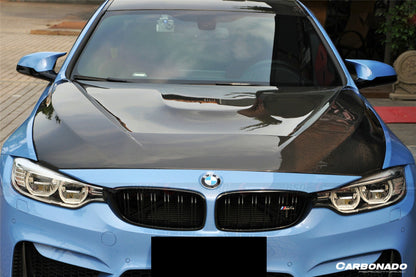 Capó estilo fibra de carbono para BMW F80 M3 F82 M4 GTS 2014-2020 Carbonado