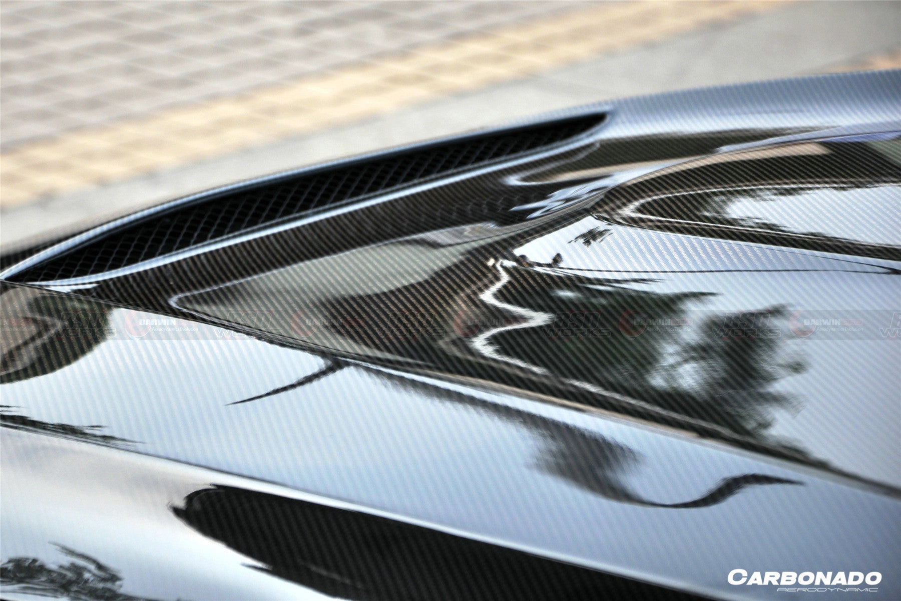 Capó estilo fibra de carbono para BMW F80 M3 F82 M4 GTS 2014-2020 Carbonado