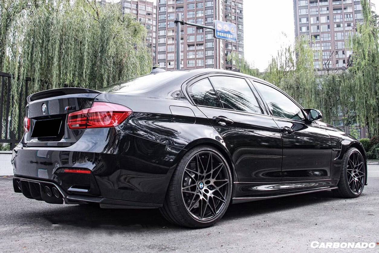 Carbonado 2014-2020 BMW M3 F80 VA Style Carbon Fiber Side Skirts