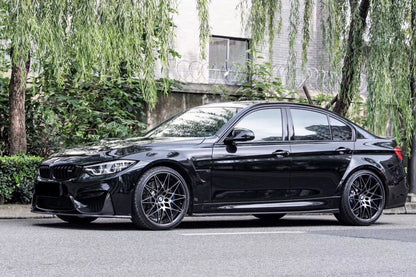 Carbonado 2014-2020 BMW M3 F80 VA Style Carbon Fiber Side Skirts