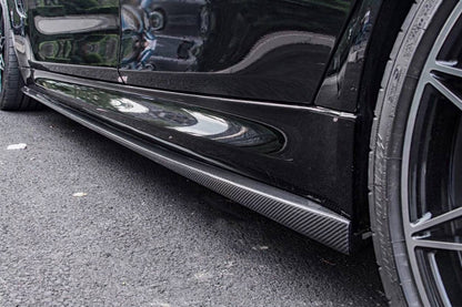 Carbonado 2014-2020 BMW M3 F80 VA Style Carbon Fiber Side Skirts