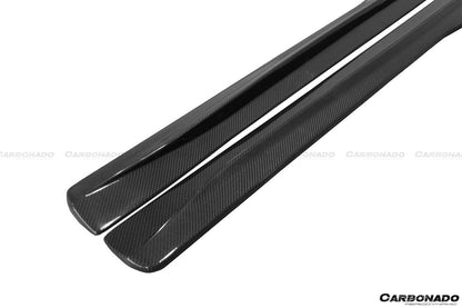 Carbonado 2014-2020 BMW M4 F82 SM Style Carbon Fiber Side Skirts