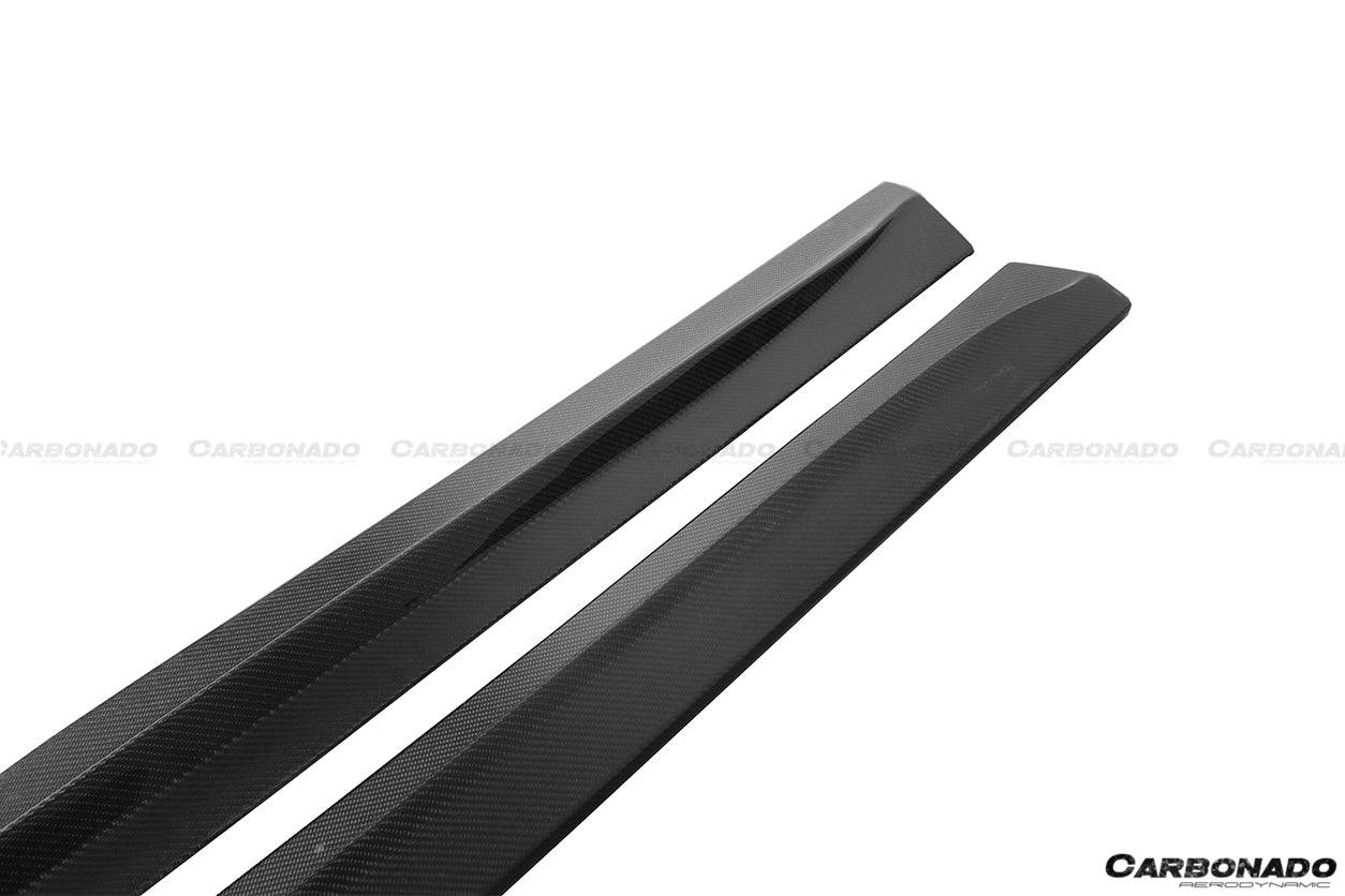 Carbonado 2014-2020 BMW M4 F82 SM Style Carbon Fiber Side Skirts