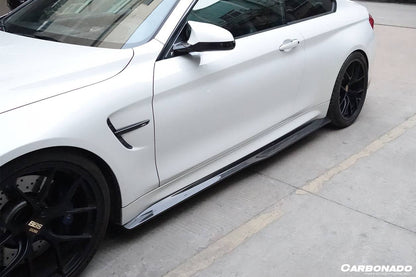 Carbonado 2014-2020 BMW M4 F82 SM Style Carbon Fiber Side Skirts