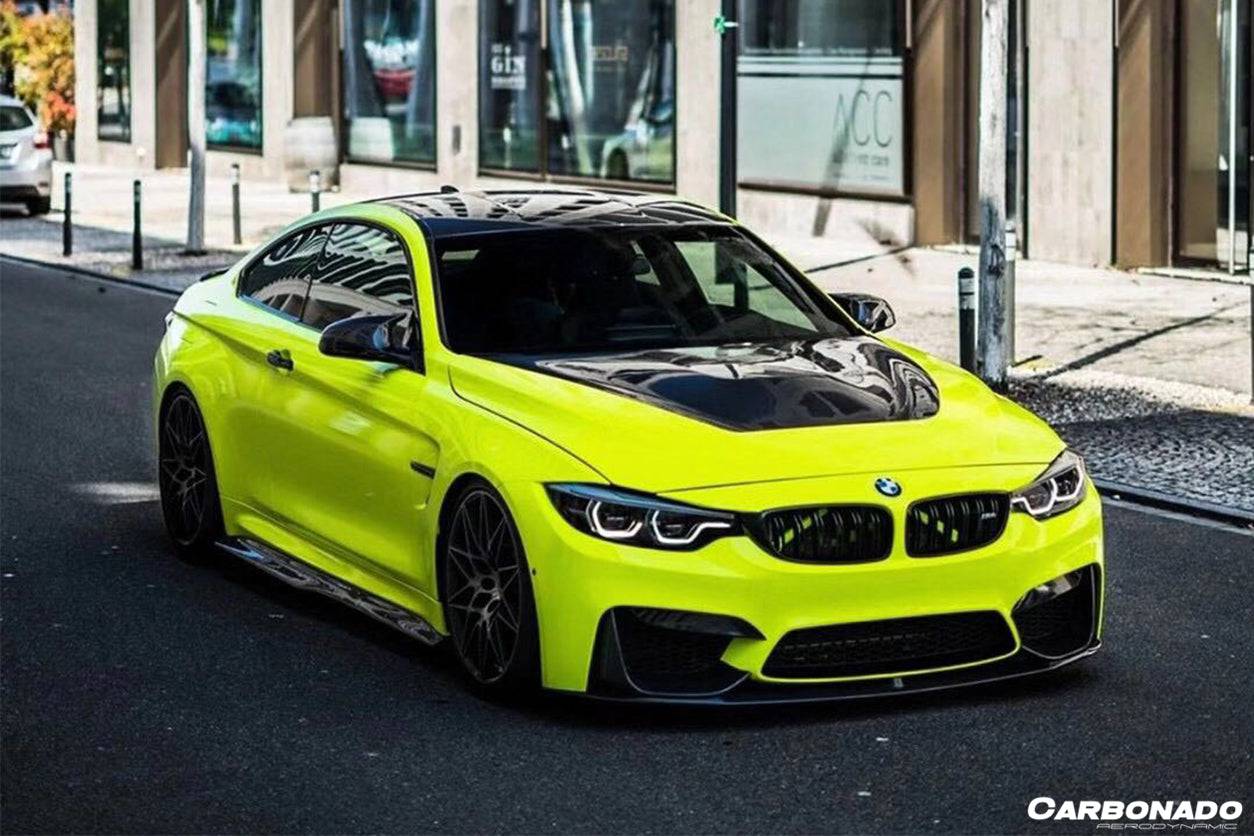 Carbonado 2014-2020 BMW M4 F82 SM Style Carbon Fiber Side Skirts